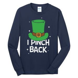 I Pinch Back Leprechaun St Patricks Day Tall Long Sleeve T-Shirt