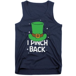 I Pinch Back Leprechaun St Patricks Day Tank Top