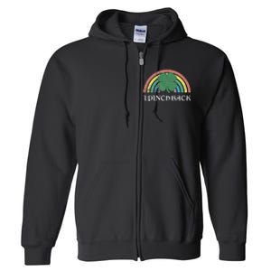 I Pinch Back Shamrock St. Patrick's Day Saint Paddys Rainbow Full Zip Hoodie