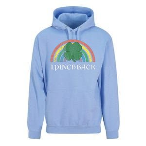 I Pinch Back Shamrock St. Patrick's Day Saint Paddys Rainbow Unisex Surf Hoodie