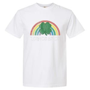 I Pinch Back Shamrock St. Patrick's Day Saint Paddys Rainbow Garment-Dyed Heavyweight T-Shirt