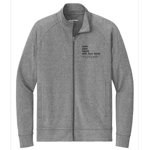 Inner Peace Begins With Four Words Not My Fking Problem Stretch Full-Zip Cadet Jacket