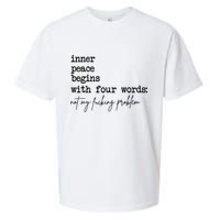 Inner Peace Begins With Four Words Not My Fking Problem Sueded Cloud Jersey T-Shirt