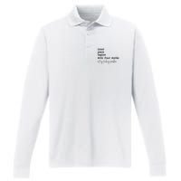 Inner Peace Begins With Four Words Not My Fking Problem Performance Long Sleeve Polo