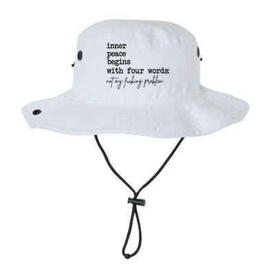 Inner Peace Begins With Four Words Not My Fking Problem Bucket Hat