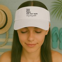 Inner Peace Begins With Four Words Not My Fking Problem Visor