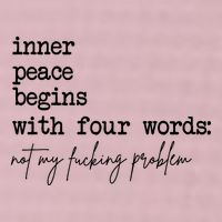 Inner Peace Begins With Four Words Not My Fking Problem T 25L Jumbo Tote