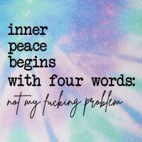 Inner Peace Begins With Four Words Not My Fking Problem T Legacy Tie Dye Trucker Hat