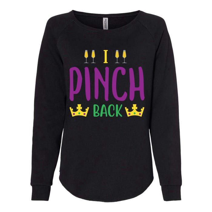 I Pinch Back Womens California Wash Sweatshirt