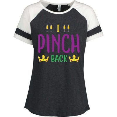 I Pinch Back Enza Ladies Jersey Colorblock Tee