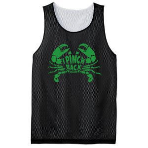 I Pinch Back Crayfish Funny St Patrick's Day Irish Day Mesh Reversible Basketball Jersey Tank