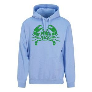 I Pinch Back Crayfish Funny St Patrick's Day Irish Day Unisex Surf Hoodie