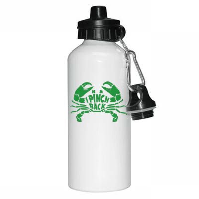 I Pinch Back Crayfish Funny St Patrick's Day Irish Day Aluminum Water Bottle