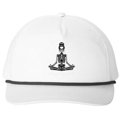 Inner Peace Begins With Four Words Not My Fucking Problem Snapback Five-Panel Rope Hat