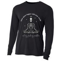Inner Peace Begins With Four Words Not My Fucking Problem Cooling Performance Long Sleeve Crew