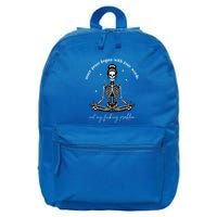 Inner Peace Begins With Four Words Not My Fucking Problem 16 in Basic Backpack