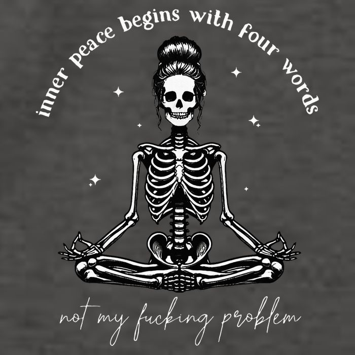 Inner Peace Begins With Four Words Not My Fucking Problem Vector Backpack