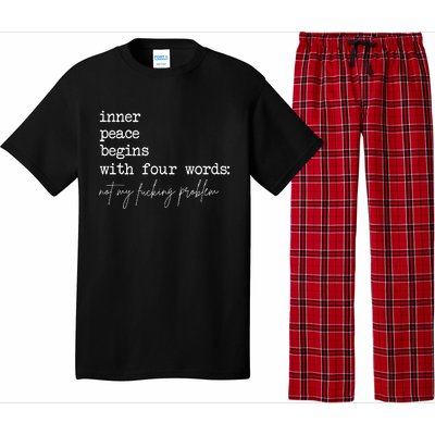 Inner Peace Begins With Four Words Pajama Set