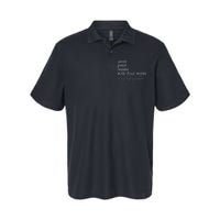 Inner Peace Begins With Four Words Softstyle Adult Sport Polo