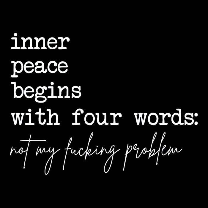 Inner Peace Begins With Four Words Wool Snapback Cap