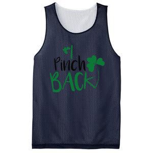 I Pinch Back Funny St. Patrick's Day Mesh Reversible Basketball Jersey Tank