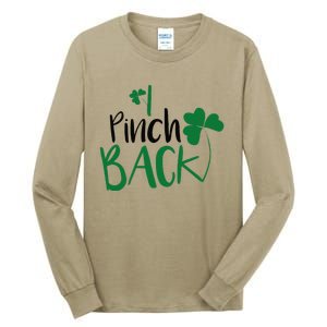 I Pinch Back Funny St. Patrick's Day Tall Long Sleeve T-Shirt