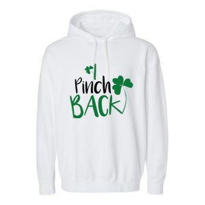 I Pinch Back Funny St. Patrick's Day Garment-Dyed Fleece Hoodie