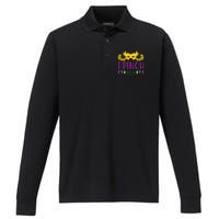 I Pinch Back Performance Long Sleeve Polo