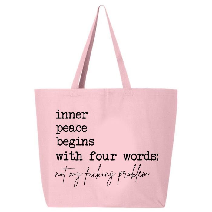 Inner Peace Begins With Four Words 25L Jumbo Tote