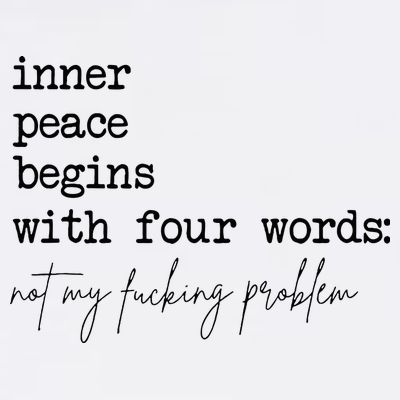 Inner Peace Begins With Four Words T-Shirt