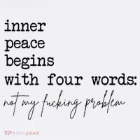 Inner Peace Begins With Four Words Mousepad