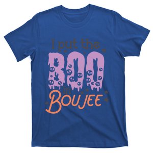 I Put Boo In Boujee Skulls Cute Halloween Costumes Gift T-Shirt