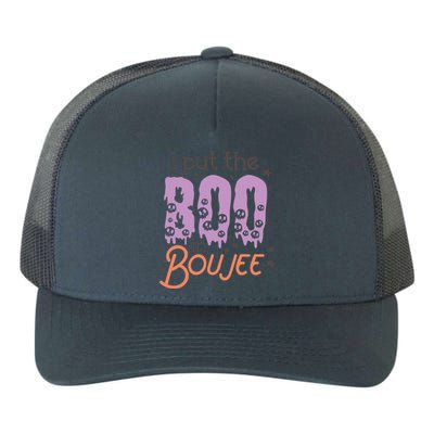 I Put Boo In Boujee Skulls Cute Halloween Costumes Gift Yupoong Adult 5-Panel Trucker Hat