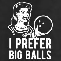 I Prefer Big Balls Funny Bowling Bowlers Gift Retro Gift 11oz C Handle Ceramic Mug