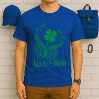 Irish Pride Clover Celtic Patterns Shamrock Luck Of Irish Gift T-Shirt