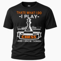 I Play Chess And I Know Things Chess Player Chess Board Meaningful Gift Performance Shirt