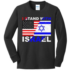 Israeli Palestinian Conflict Pro Israel Kids Long Sleeve Shirt