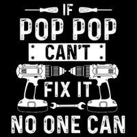 If Poppop CanT Fix It Noone Can Grandpa Poppop Impact Tech Backpack