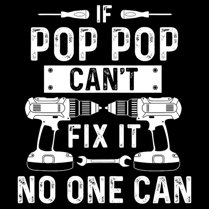 If Poppop CanT Fix It Noone Can Grandpa Poppop Impact Tech Backpack