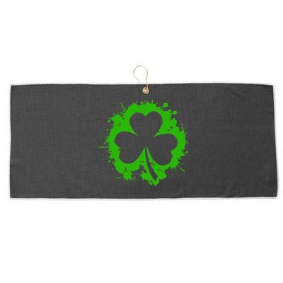 Irish Pride Clover Leaf Saint Irish Pats St. Patrick's Day Large Microfiber Waffle Golf Towel