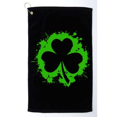 Irish Pride Clover Leaf Saint Irish Pats St. Patrick's Day Platinum Collection Golf Towel