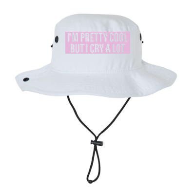 I'm Pretty Cool But I Cry A Lot Funny Bucket Hat