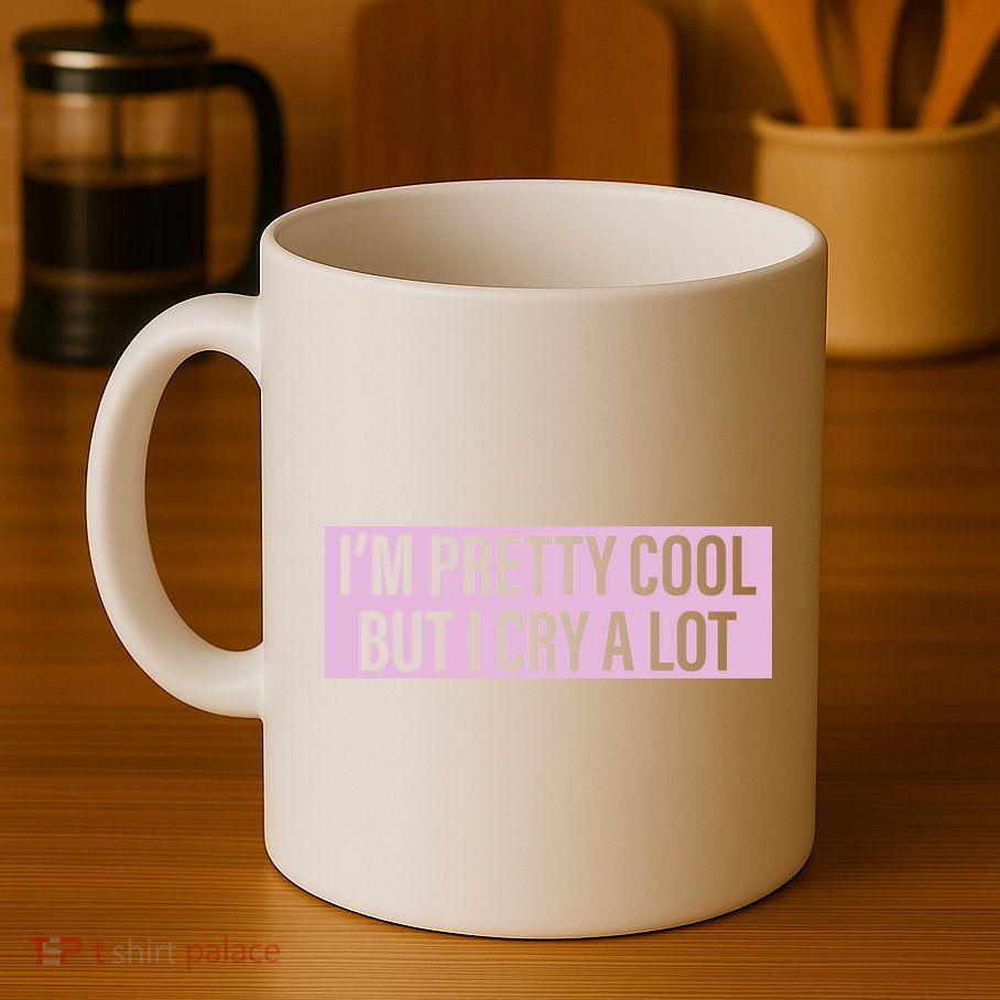 I'm Pretty Cool But I Cry A Lot Funny Mug