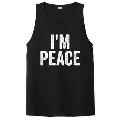 Im Peace Cool Gift I Come In Peace Funny Couples Matching Gift PosiCharge Competitor Tank