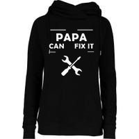 If Papa Cant Fix It No One Can Womens Funnel Neck Pullover Hood