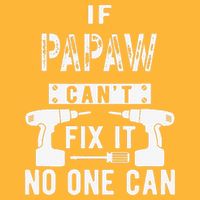 If Papaw Can't Fix It No One Can Grandpa Pom Pom 12in Knit Beanie