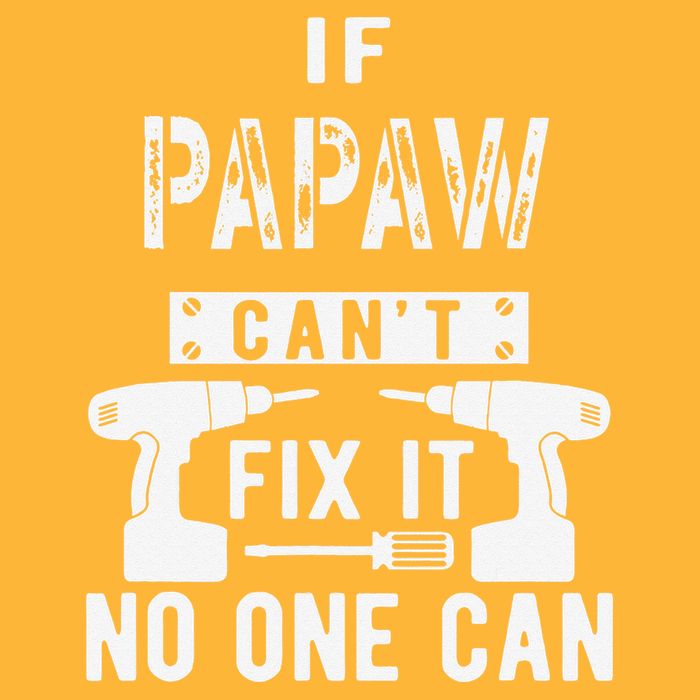 If Papaw Can't Fix It No One Can Grandpa Pom Pom 12in Knit Beanie