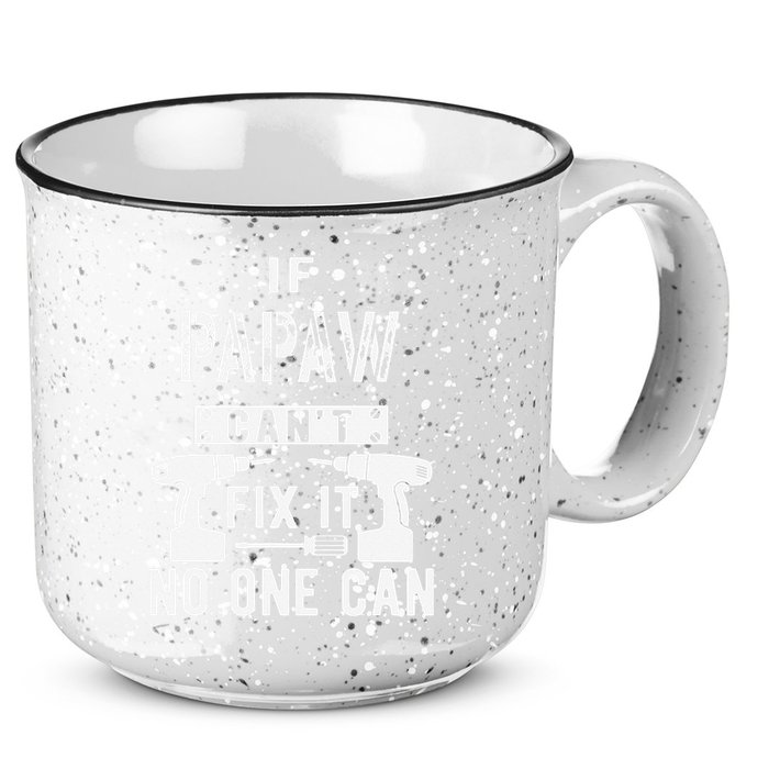 If Papaw Can't Fix It No One Can Grandpa 15oz Campfire Ceramic Mug