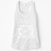 If Papaw Can't Fix It No One Can Grandpa Womens Tank Top