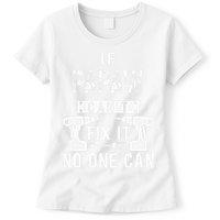 If Papaw Can't Fix It No One Can Grandpa Womens T-Shirt